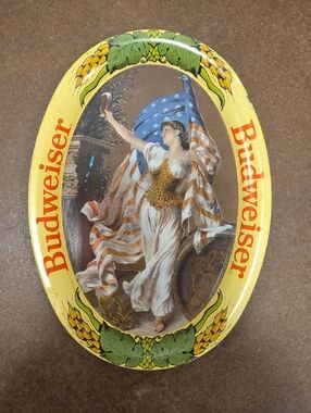 Vintage Budweiser "Betsy Ross" or "Liberty" Tip Tray